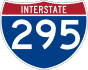 Interstate 295 marker