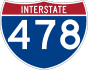 Interstate 478 marker