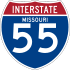 Interstate 55 marker