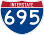 Interstate 695 marker