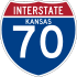 Interstate 70 marker