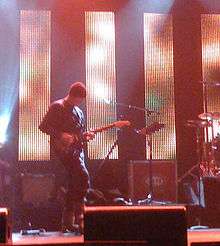 Chuck Hammer jamming at Terminal 5 NYC.