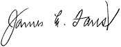 Signature of James E. Faust