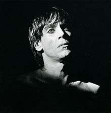 Iggy Pop looking upwards