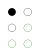 ⠁ (braille pattern dots-1)