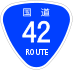 National Route 42 shield