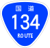 National Route 134 shield