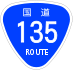 National Route 135 shield