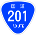 National Route 201 shield