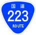 National Route 223 shield