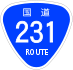 National Route 231 shield