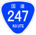 National Route 247 shield