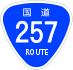 National Route 257 shield