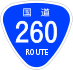 National Route 260 shield