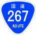 National Route 267 shield