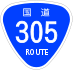 National Route 305 shield