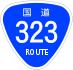 National Route 323 shield