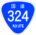 National Route 324 shield