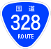 National Route 328 shield