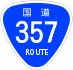 National Route 357 shield