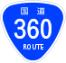 National Route 360 shield