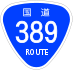 National Route 389 shield