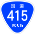 National Route 415 shield