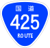 National Route 425 shield