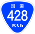 National Route 428 shield