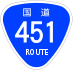 National Route 451 shield