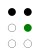 ⠙ (braille pattern dots-145)