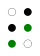 ⠞ (braille pattern dots-2345)