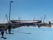 The interior of the City of Manchester Stadium