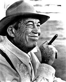 Publicity photo of John Huston in the 1974 film Chinatown.