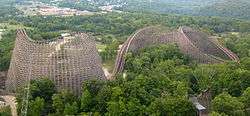 Son of Beast's track layout after the loop was removed in