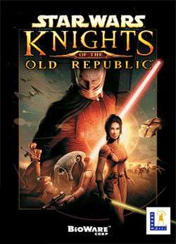 Star Wars: Knights of the Old Republic PC box cover