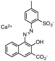 Skeletal formula of Lithol Rubine BK