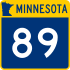 Trunk Highway 89 marker