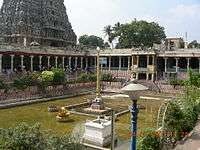 temple tank with steps surrounding it