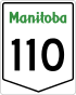 Manitoba Highway 110 shield