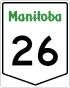 Manitoba Highway 26 shield