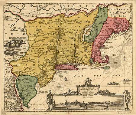 A hand-drawn parchment map with territories colored red, green, and yellow, and captions written in Latin.