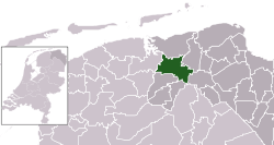 Location of Zuidhorn