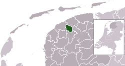 Location of Leeuwarderadeel