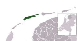 Location of Terschelling