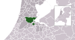 Location of Amsterdam