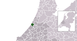 Location of Katwijk