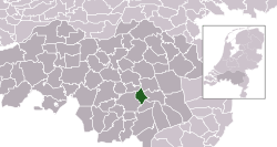 Location of Nuenen, Gerwen en Nederwetten