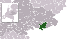 Highlighted position of Oude IJsselstreek in a municipal map of Gelderland