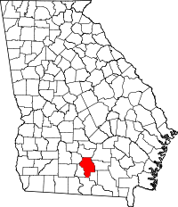 State map highlighting Berrien County